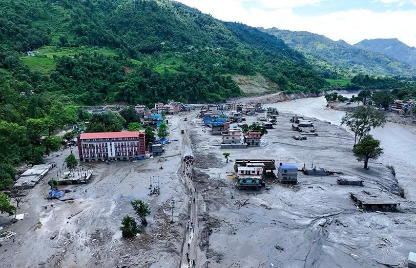 रसुवा बाढीपछि दार्चुलाका चार जना सम्पर्क विहिन 