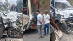 कैलालीको चुरेमा विद्युतीय हाइस र बस एकआपसमा ठोकिए, तीन जना घाइते 