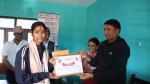 स्वर्ण पदक विजेता खेलाडीलाई नगदसहित दोगडाकेदार गाउँपालिकाको सम्मान 