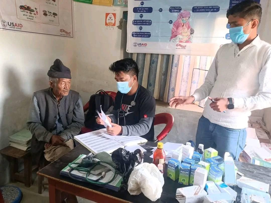 बैतडीको डिलाशैनीमा निःशुल्क स्वास्थ्य शिविर,हाँडाकोटमा १सय ११ जनाले  सेवा लिए