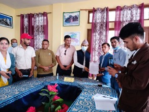 अनेरास्ववियुले बैतडी प्रशासनलाई बुझायो ११ बुँदे ज्ञापन पत्र 