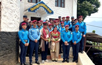 प्रहरी सेवामा ३० बर्ष बिताएका प्रहरी निरीक्षक बडूको भव्य बिदाइ 