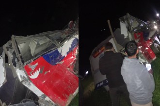 बैतडीको पुर्चौंडीमा जन्ती बोकेको बस दुर्घटना 