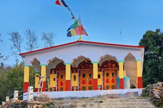 डिलाशैनी भगवतीको नवनिर्मित मन्दिरको प्रतिष्ठा सम्पन्न 