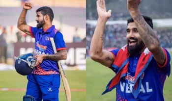 आईसीसी टी–२०आई अलराउन्डर वरियतामा दीपेन्द्र चौथो स्थानमा