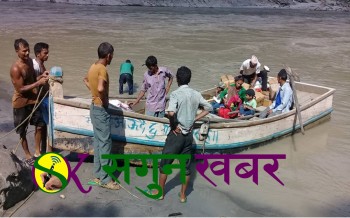 महाकाली नदीमाथि झोलुङ्गे पुल नहुँदा तल्लोसोराड क्षेत्रका बासिन्दा मारमा 