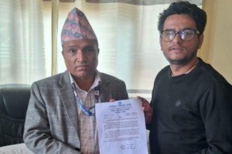लामिछाने पक्राउको विरोधमा बैतडीमा प्रमुख जिल्ला अधिकारीलाई ज्ञापन पत्र बुझाइयो