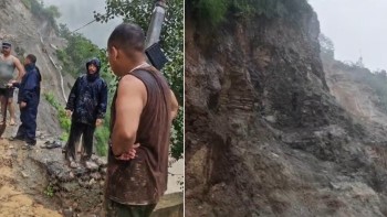 बैतडीको झुलाघाट क्षेत्र पहिरोको जोखिममा 