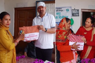 बैतडीको दशरथचन्दमा स्वास्थ्य संस्थामा सुत्केरी हुनेलाई ‘उपमेयरको कोसेली’