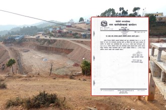बैतडीको मेलौली बसपार्क निर्माण कार्य शुरु, अवैध संरचना हटाउन नगरपालिकाको आग्रह
