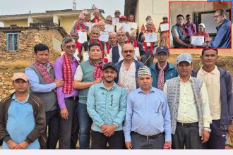 पाटन–५मा कांग्रेसको वडा सम्मेलन सम्पन्न, जेष्ठ क्रियाशील सदस्यलाई सम्मान 