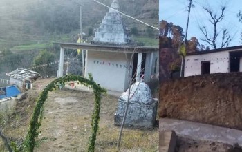 बैतडीको सुर्नया ६ स्थित शिवालयमा महाशिवरात्रीको तयारी, सरसफाईसंगै सजाइयो मन्दिर