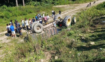 मलामी बोकेको ट्याक्टर दुर्घटना हुँदा तीन जनाको मृत्यु 