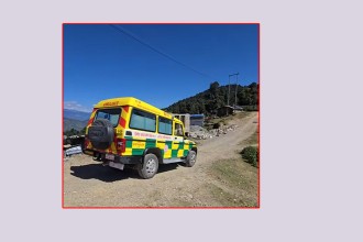 सिगास गाउँपालिकामा एम्बुलेन्स सेवा शुरु 