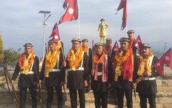 पृथ्वी जयन्तीकाे अवसरमा गोरखादेखि काठमाण्डौसम्म सेनाकाे पदयात्रा शुरु