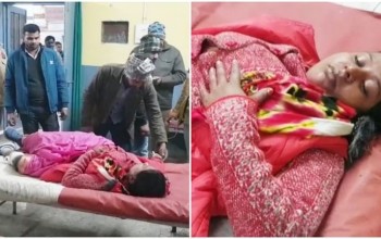 भारतीय प्रधानमन्त्री मोदीलाई कालो झण्डा देखाउने महिलामाथि गोली प्रहार