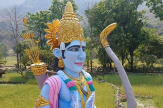 बैतडीको पञ्ज्यूनयाँमा भगवान रामको २१ फिट अग्लो मूर्ती निर्माण 
