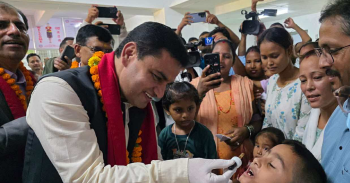 स्वास्थ्य मन्त्री पौडेलले गरे ‘राष्ट्रिय स्वर्ण बिन्दु प्राशन’ कार्यक्रमको शुभारम्भ 