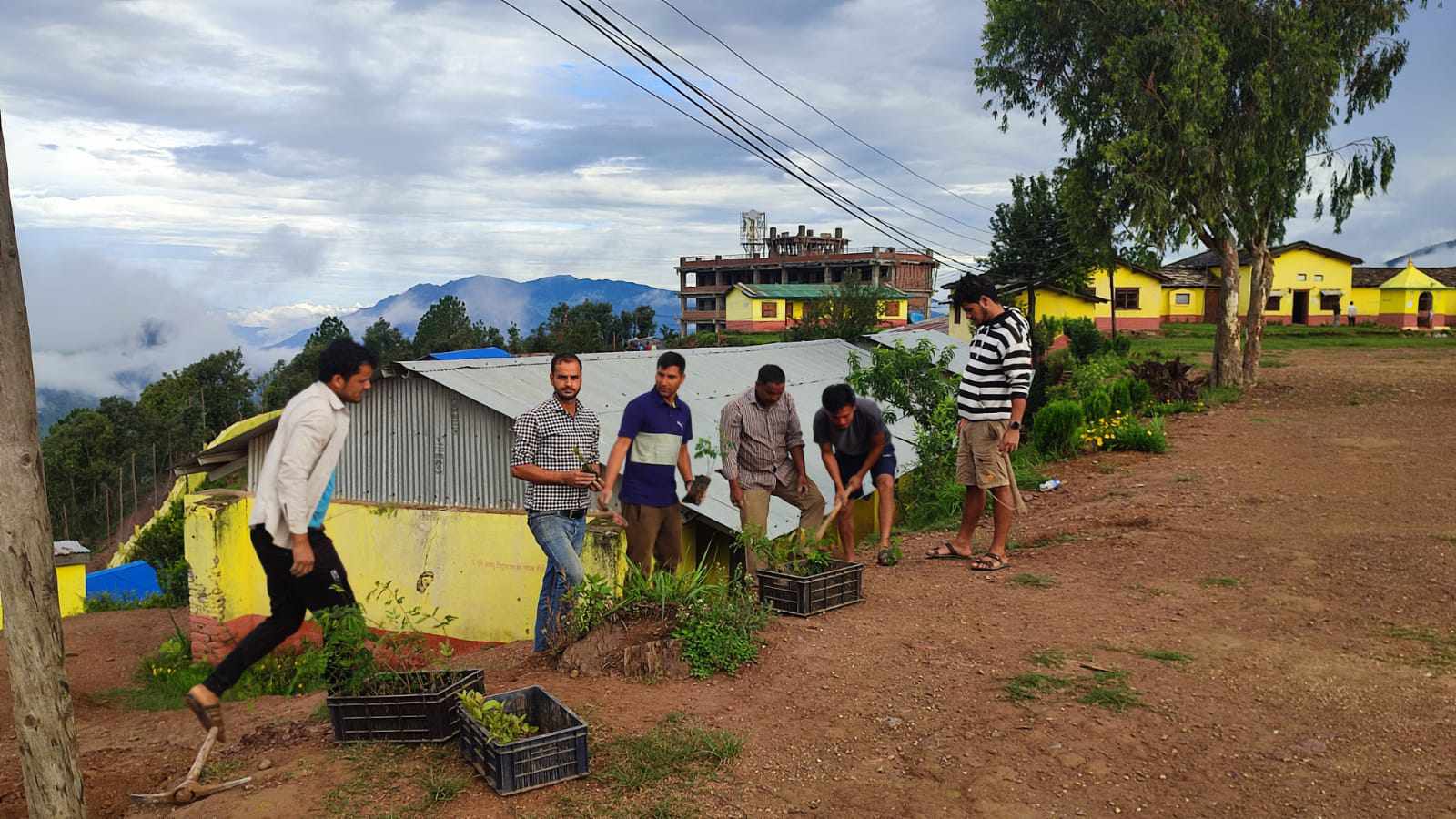 सार्वजनिक स्थानहरुमा वृक्षारोपण