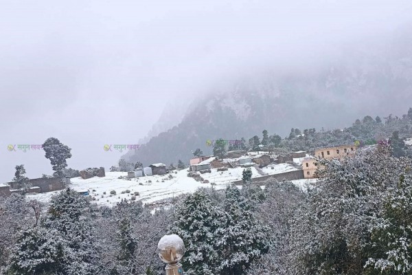 सुदूरपश्चिम, कर्णाली र लुम्बिनी प्रदेशमा आज पनि वर्षा र हिमपातको  सम्भावना