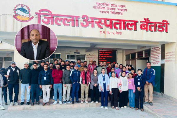 जिल्ला अस्पताल बैतडीको प्रमुखमा डा.अरविन्द जोशी 