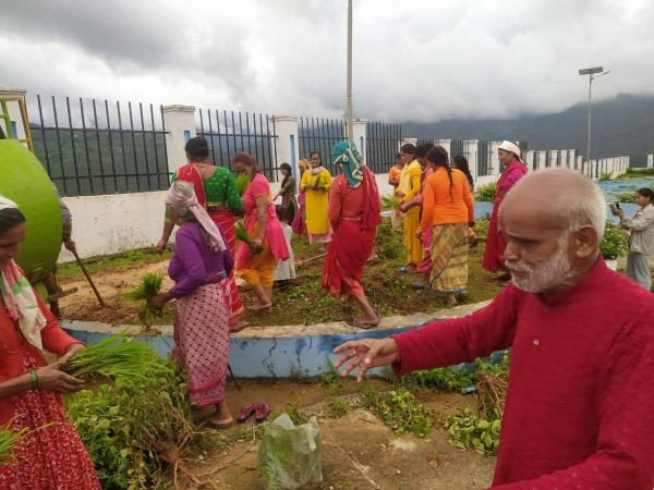 पाटन बसपार्क बर्षौंदेखि अलपत्र, स्थानीयले विरोधस्वरुप धान रोपाइँ गरे 