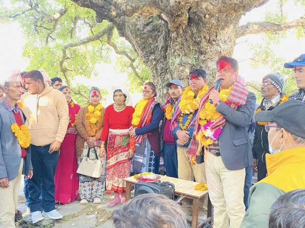 बैतडीको डिलाशैनीमा एमालेको धन्यवाद सभा 