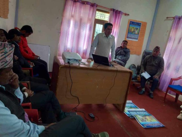 भुमेश्वर स्वास्थ्यचौकीद्वारा दादुरा–रुबेला खोप अभियानका लागि अन्तरक्रिया