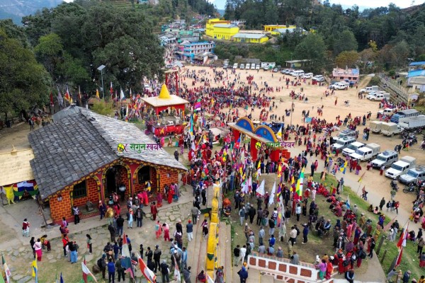 बैतडीको प्रसिद्ध निङ्गलाशैनी भगवती मन्दिरमा लागेको जमानी जात्रा सम्पन्न