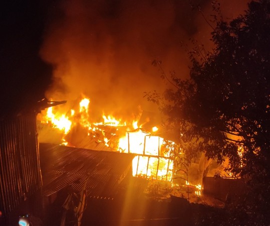 मुगुको गमगढी बजारमा आगलागी, सात वटा घर जलेर नष्ट