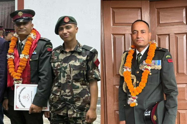 बैतडीको सुर्नयाका नरेन्द्र र आयुषा : बुवा–छोरीको प्रेरणादायी फौँजी यात्रा 