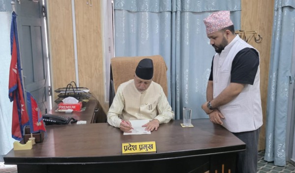 प्रदेश प्रमुखद्वारा चैत २४ गते सुदूरपश्चिम प्रदेश सभा अधिवेशन  आह्वान