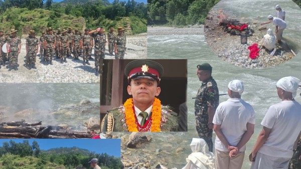रसुवा बाढीमा बेपत्ता दार्चुलाका सेनापति धामीको भौतिक शरीरविना नै अन्तिम संस्कार, सिङ्गो लेकम गाउँ शोकमा
