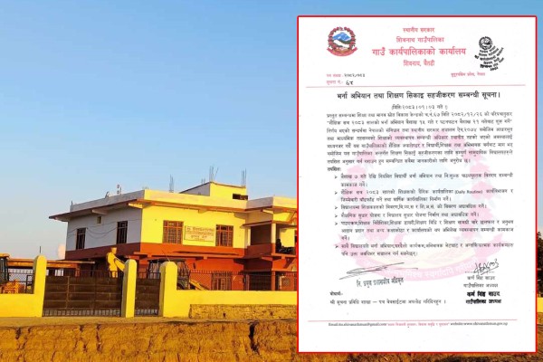 बैतडीको शिवनाथले सोमबारदेखि भर्ना अभियान सञ्चालन गर्ने 