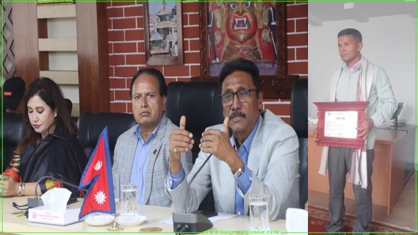 वैदेशिक रोजगारबाट फर्केका ७ वटै प्रदेशका युवा उद्यमी पुरस्कृत, सुदुरपश्चिमबाट बैतडीका तर्क सिँह विष्ट सम्मानित