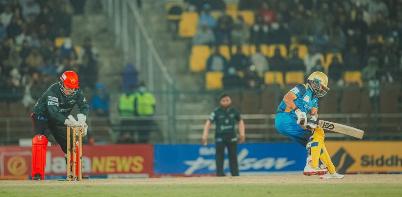 पोखरा एभेन्जर्ससँग कर्णाली याक्स ३४ रनले पराजित ,याक्स  प्लेअफ होडबाट बाहिरिने पहिलो टिम