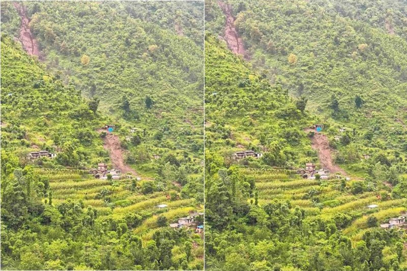 जाजरकोटमा पहिरोमा परी १ जनाको ज्यान गयो, पुरिएका ३ जनाको खोजी चल्दै