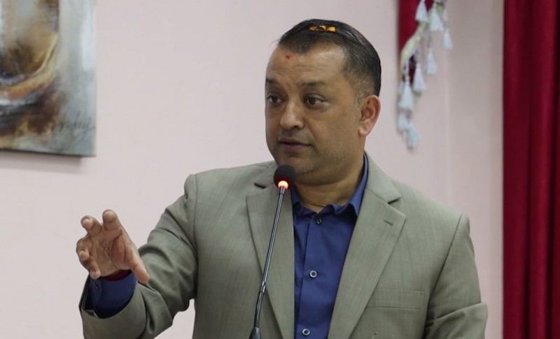 कांग्रेस सभापति थापाद्वारा राजीनामा