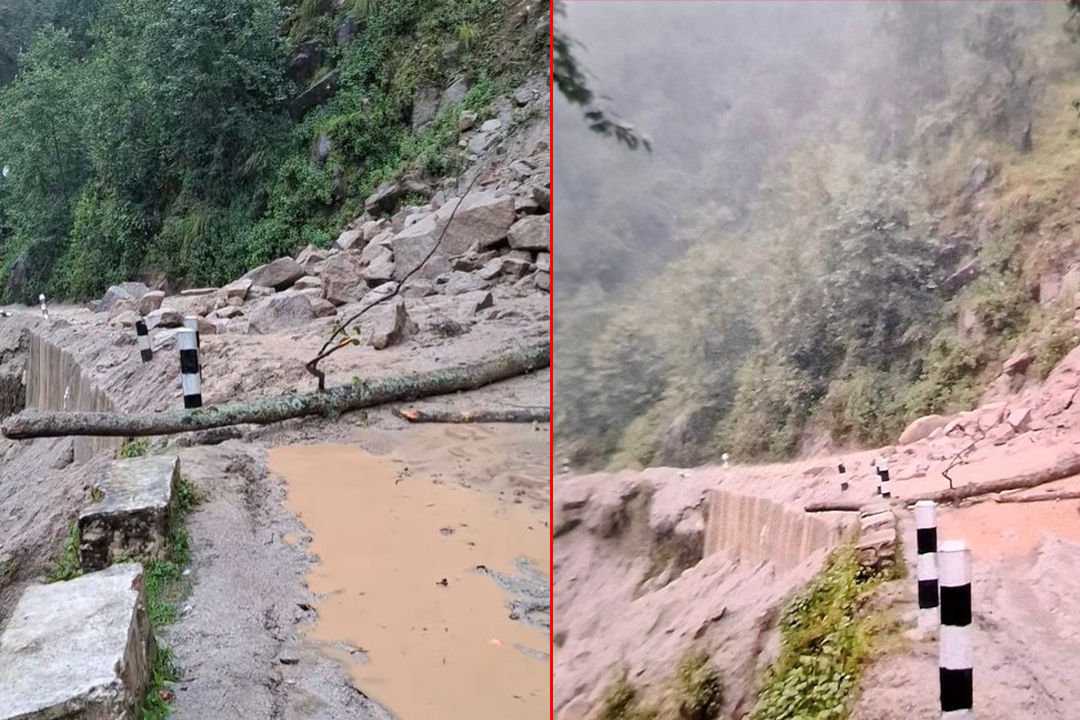 पहिरोले सुदूरपश्चिमका भीमदत्त, केआइसिंह र जयपृथ्वी राजमार्ग अवरुद्ध