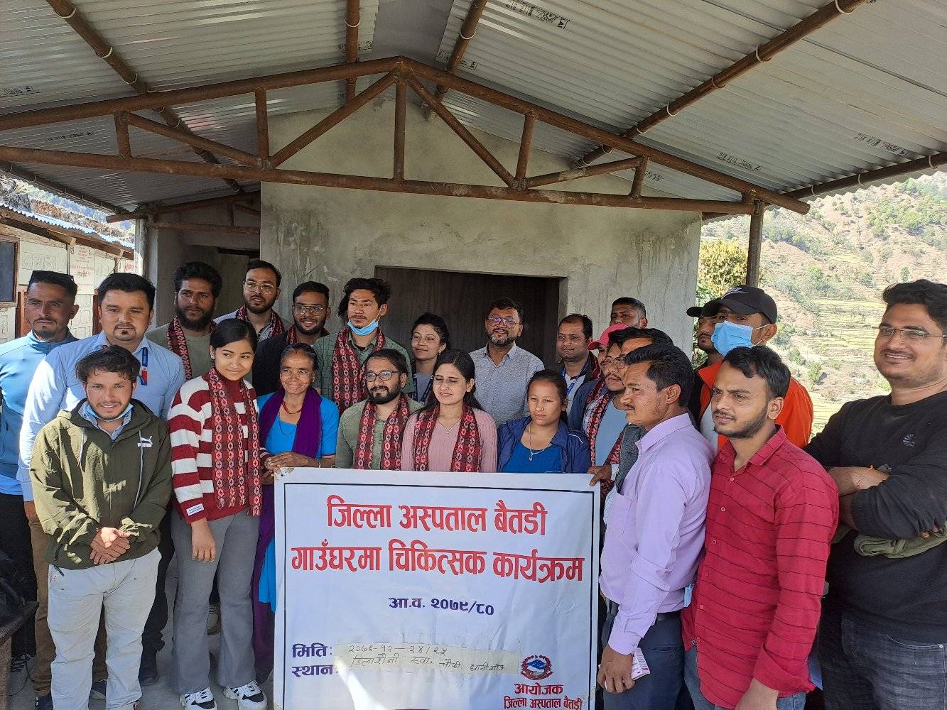 गाउँघरमा चिकित्सक कार्यक्रम : डिलाशैनीका ५८६ जनाले सेवा लिए 