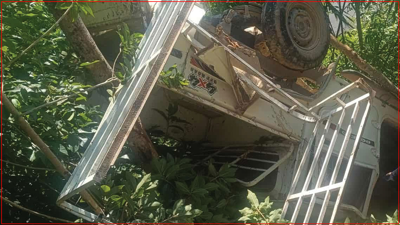 जिप दुर्घटनामा परि एक बालकको मृत्यु, ६ जना घाइते