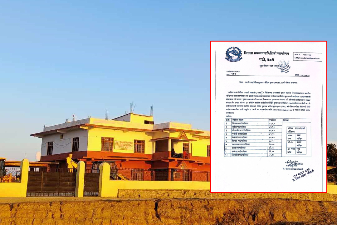 बैतडीमा बित्तीय सुशासन जोखिम मूल्यांकन नतिजा : शिवनाथ पहिलो, डिलाशैनी पुछारमा