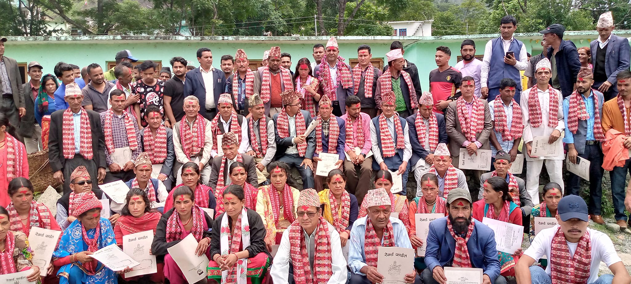 बैतडीको पुर्चौंडीका जनप्रतिनिधिहरुद्वारा शपथ ग्रहण