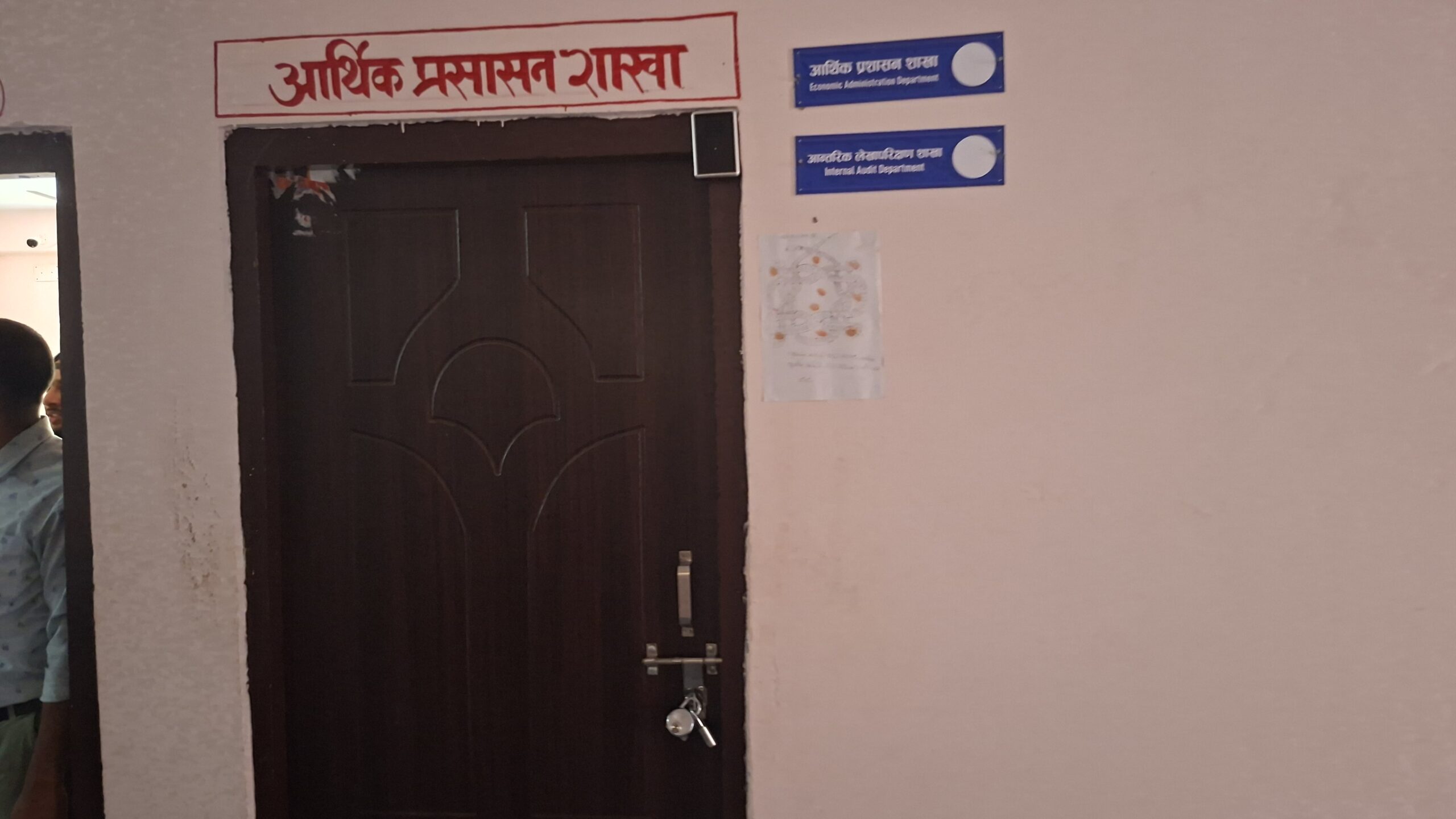 बैतडीको पाटन नगरपालिकाको लेखा शाखामा तालामाथि ताला  