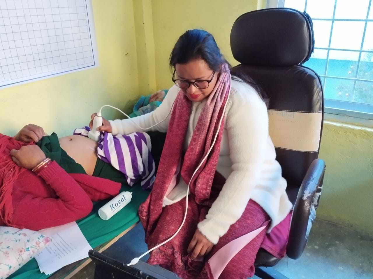 सुर्नयामा निशुल्क ग्रामीण अल्ट्रासाउण्ड शिविर, गर्भवती आमाहरुलाई सहज 
