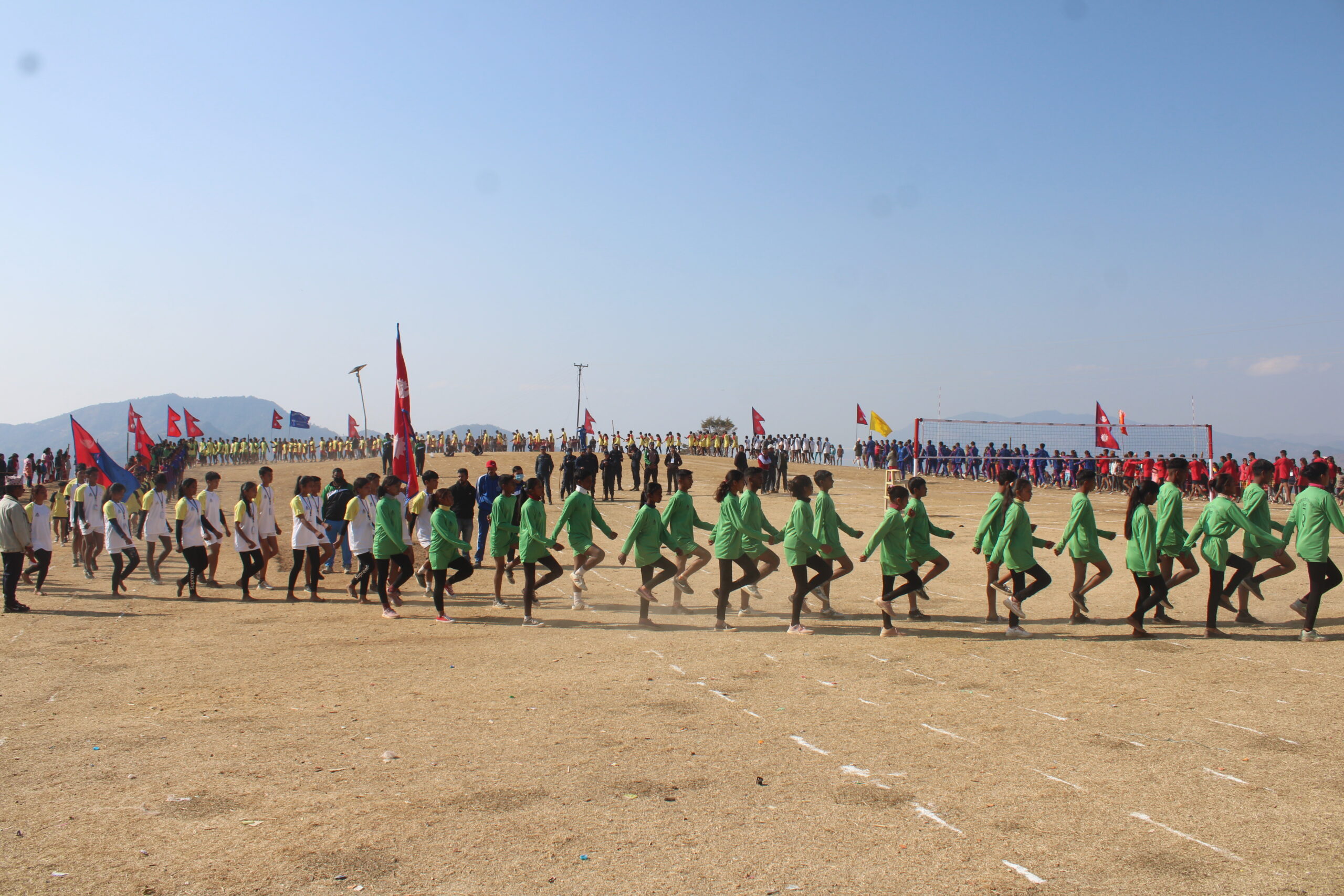 बैतडीमा  जिल्लास्तरीय राष्ट्रपति रनिङ सिल्ड प्रतियोगिताको तयारी तिब्र