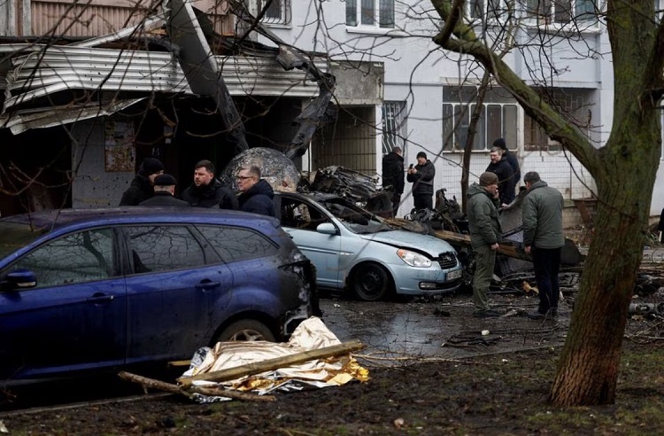 युक्रेनमा हेलिकप्टर दुर्घटना,  मन्त्रीसहित १६ जनाकाे ज्यान गयाे