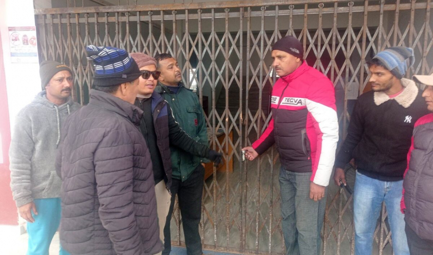 कैलालीको घोडाघोडी नगरपालिकामा तालाबन्दी